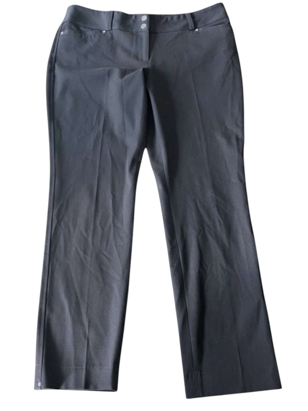 White House Black Market Black Slim Leg Pant (12R)